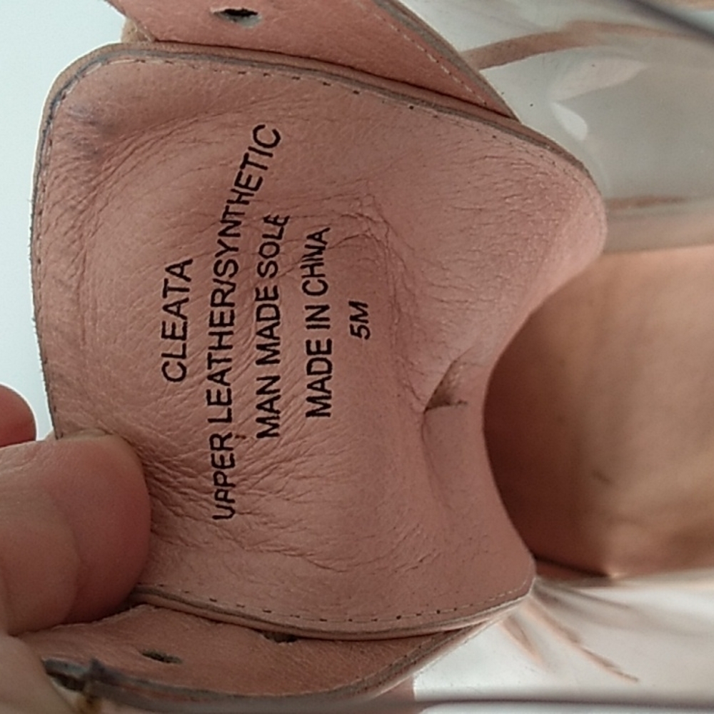 *LAST CHANCE *❗Jeffrey Campbell Cleata in Blush Neutral Pink boots - Picture 4 of 16